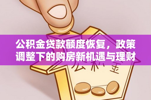 张家港公积金贷款额度恢复，政策调整下的购房新机遇与理财规划