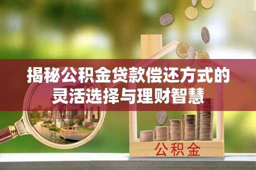 张家港揭秘公积金贷款偿还方式的灵活选择与理财智慧